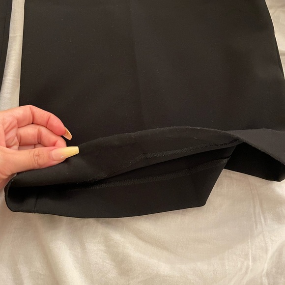 Express Editor High Waisted Flare Trouser - 8R - Black - Picture 7 of 8